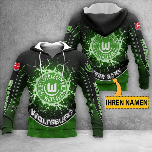 VfL Wolfsburg Individueller Name Neue Edition Kapuzenpullover