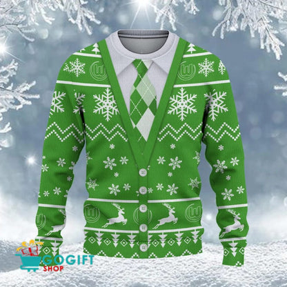 VfL Wolfsburg Neuer Stil Weihnachtspullover