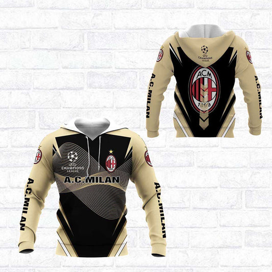 AC Milan Champions League Braun Kapuzenpullover