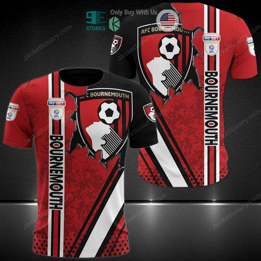 AFC Bournemouth Logo Auflage T-Shirt V2