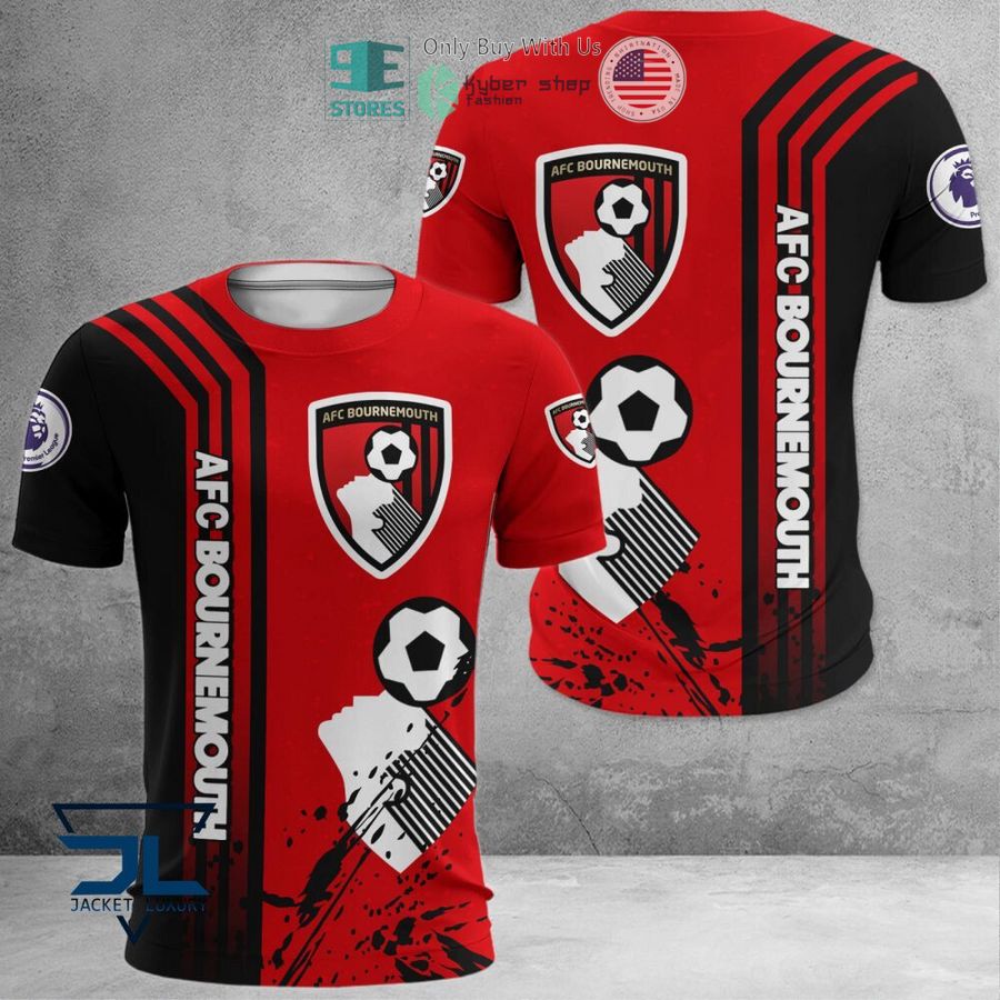 AFC Bournemouth Logo Auflage T-Shirt V3