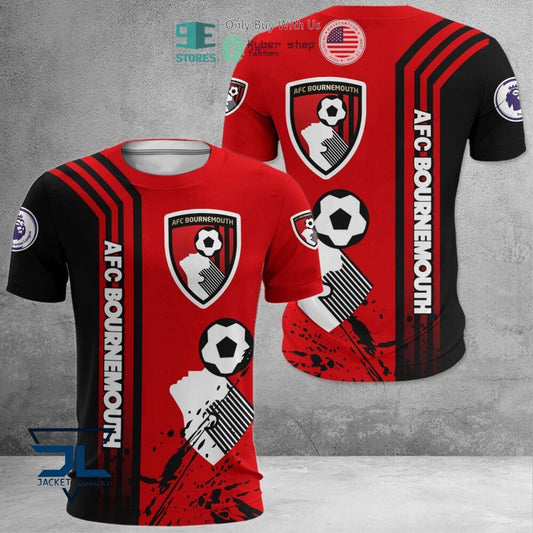 AFC Bournemouth Logo Auflage T-Shirt V3