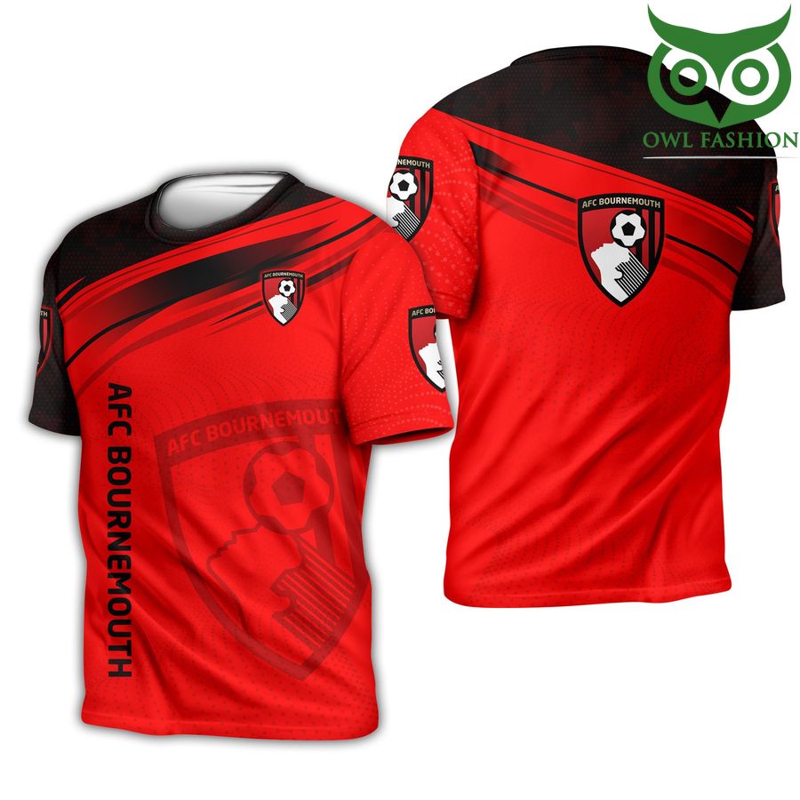 AFC Bournemouth Rot Logo T-Shirt