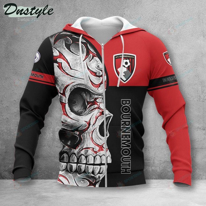 AFC Bournemouth Schädel Reißverschluss-Hoodie