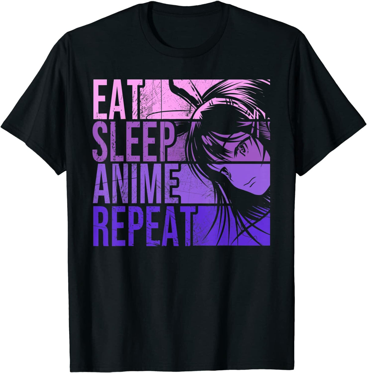 Anime Lover - Eat Sleep Anime Repeat T-Shirt