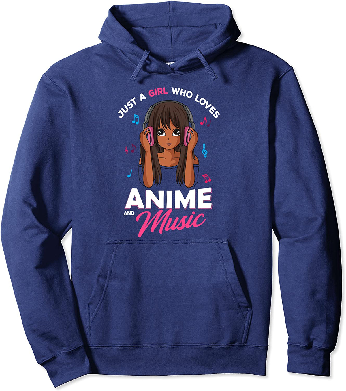 Anime Lover - Just A Girl Who Loves Anime and Music Kapuzenpullover