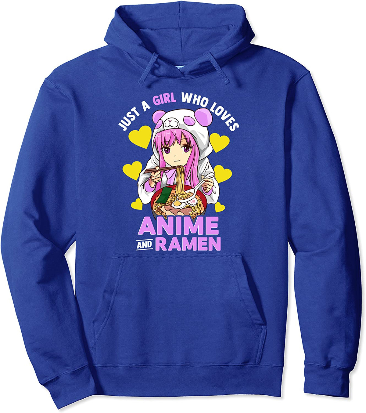 Anime Lover - Just A Girl Who Loves Anime and Ramen Kapuzenpullover