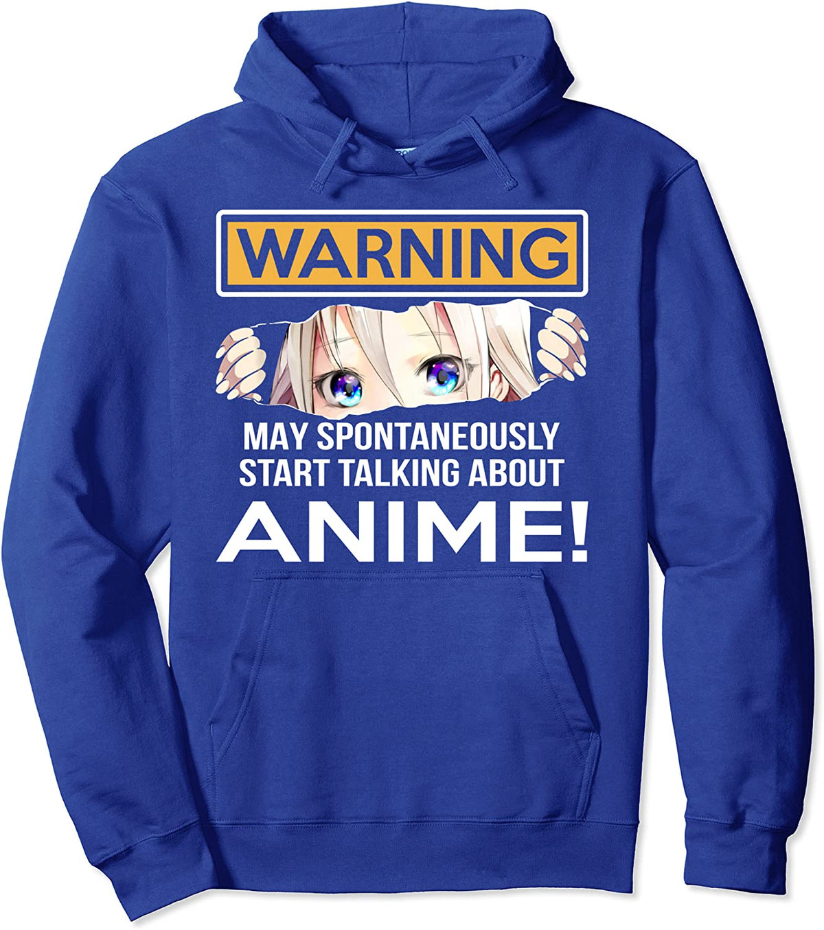 Anime Lover - Warning May Spontaneously Talk About Anime Kapuzenpullover