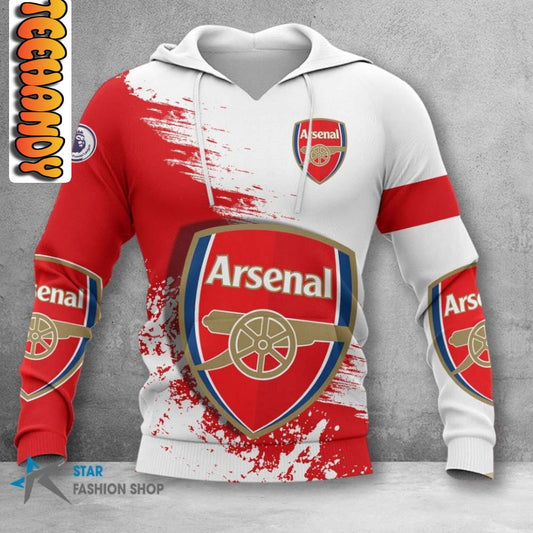 Arsenal FC Rot Weiß Besonders Kapuzenpullover