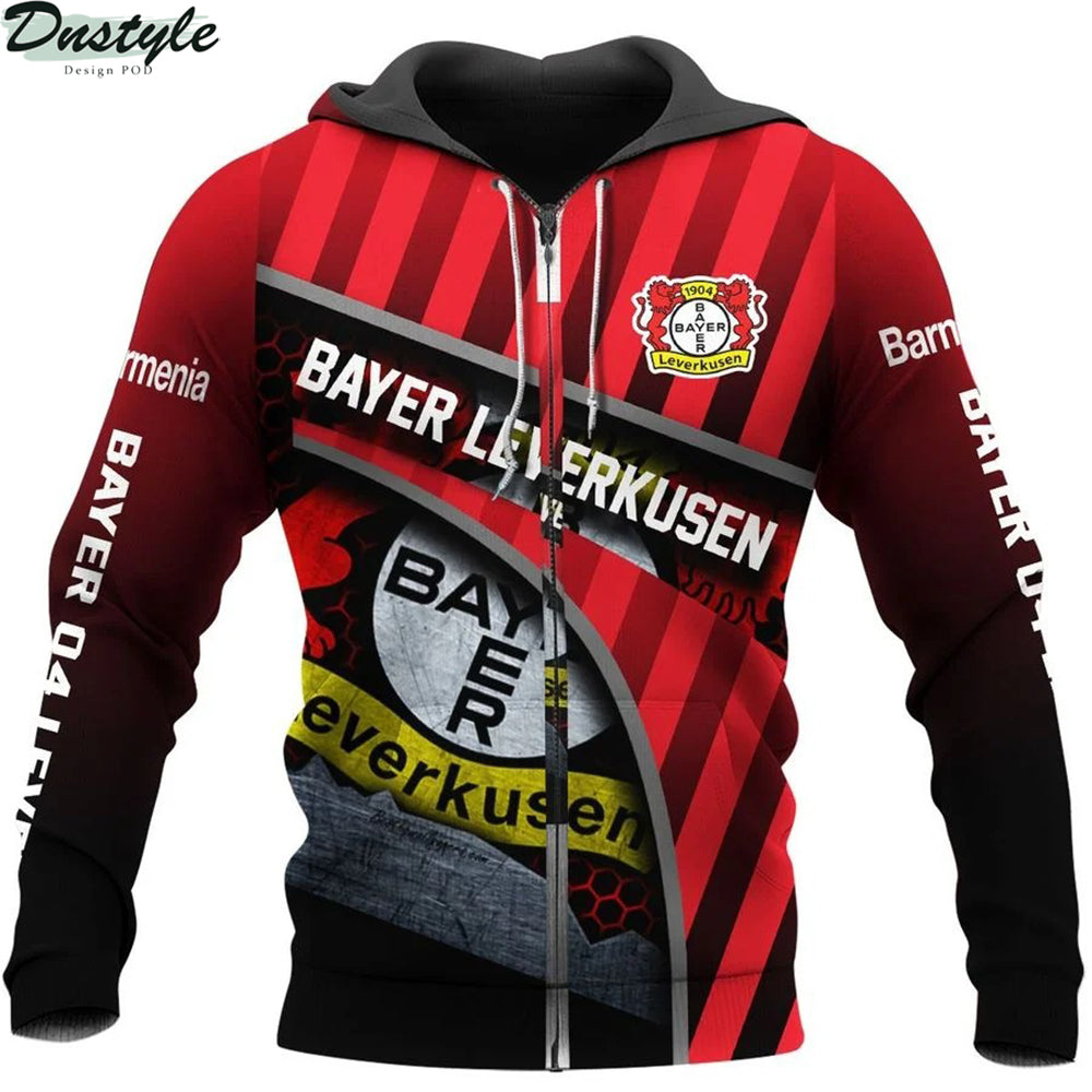 Bayer 04 Leverkusen Spezieller Entwurf Reißverschluss-Hoodie