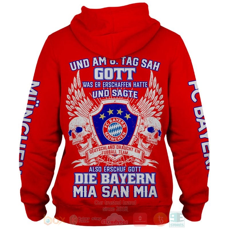 Bayern München Rot Mia San Mia Kapuzenpullover