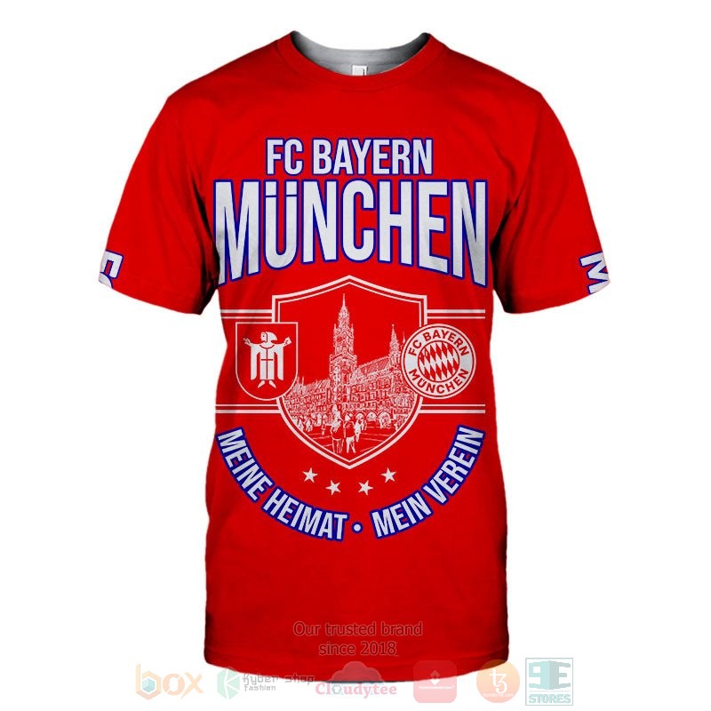 Bayern München Rot Mia San Mia T-Shirt