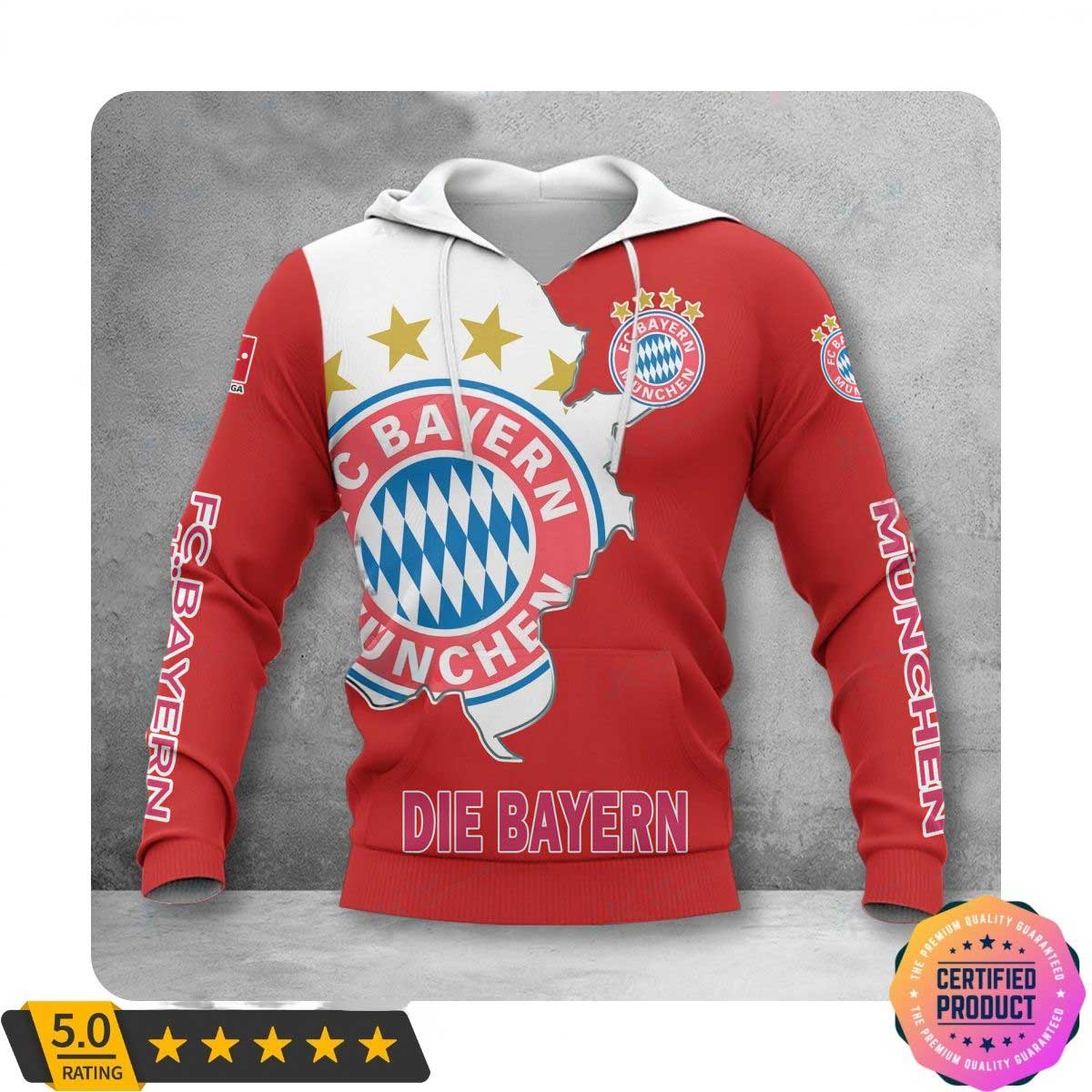 Bayern München Rot Weiß Verstehen Kapuzenpullover