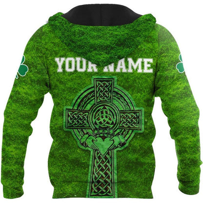 Beer Lover - ST.PATRICK DAY Custom Name Reißverschluss-Hoodie