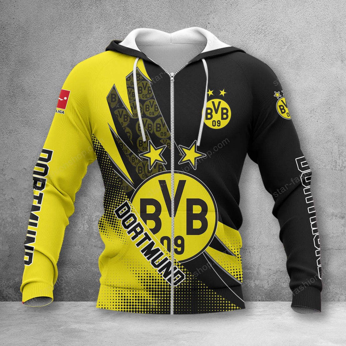 Borussia Dortmund Sonderausgabe Reißverschluss-Hoodie