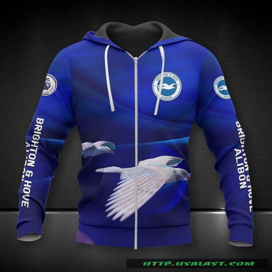 Brighton &amp; Hove Albion FC Begrenzt Auflage Reißverschluss-Hoodie