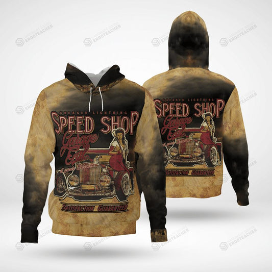 Car Lover - Speed Shop Hot Rod Car Kapuzenpullover