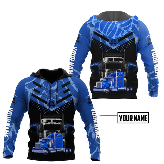 Car Lover - Truck Lover Custom Name Kapuzenpullover