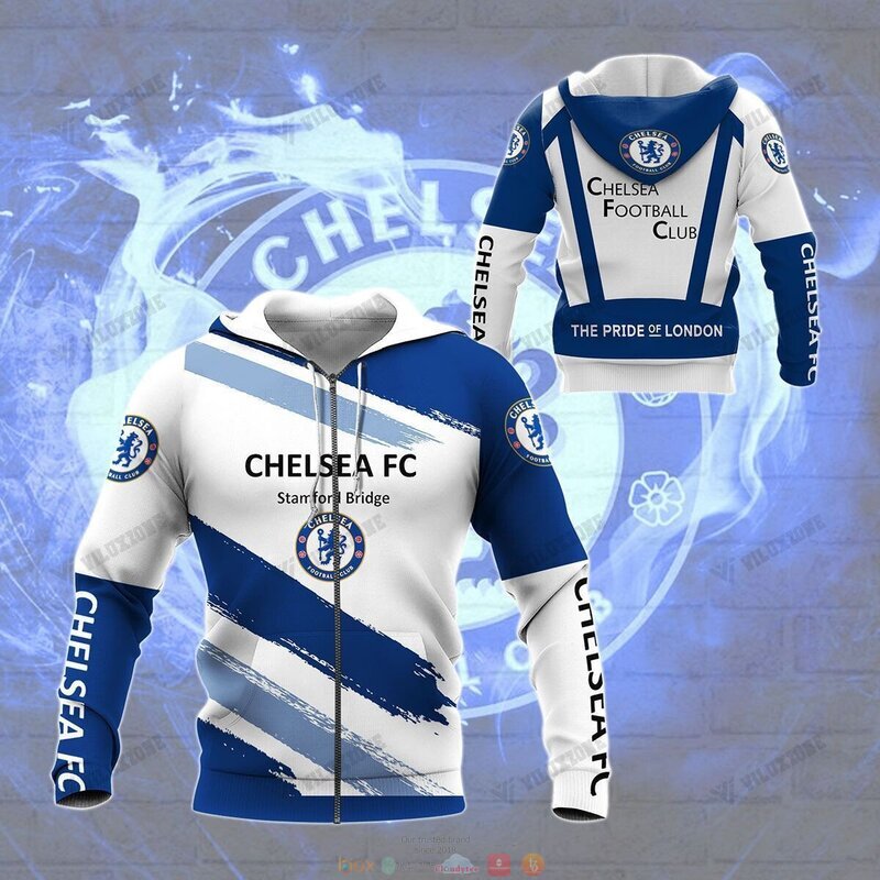 Chelsea FC Stamford Brücke Reißverschluss-Hoodie