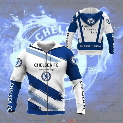 Chelsea FC Stamford Brücke Reißverschluss-Hoodie