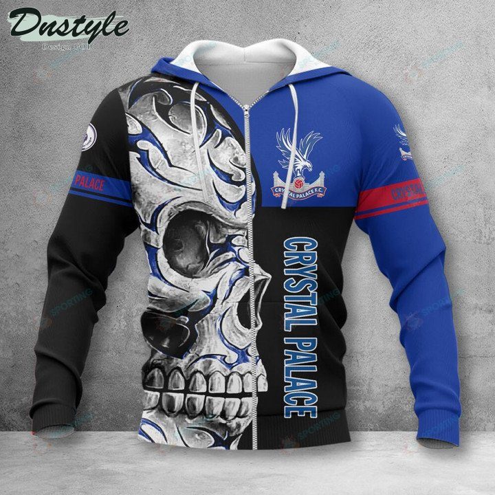 Crystal Palace FC Schädel Reißverschluss-Hoodie