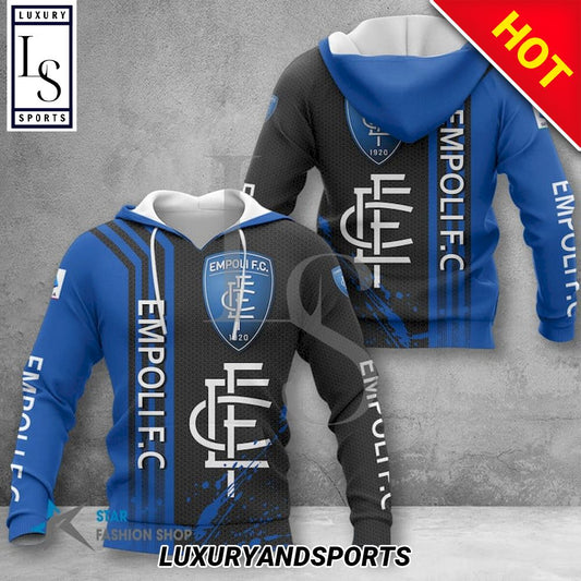 Empoli FC Schwarz Blau Kapuzenpullover