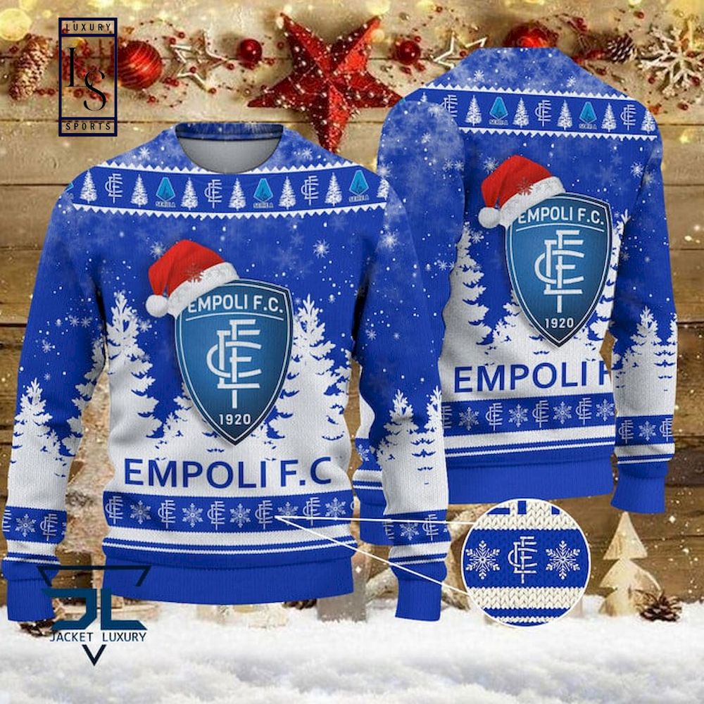 Empoli FC Weihnachtsmütze Hässlich Weihnachtspullover