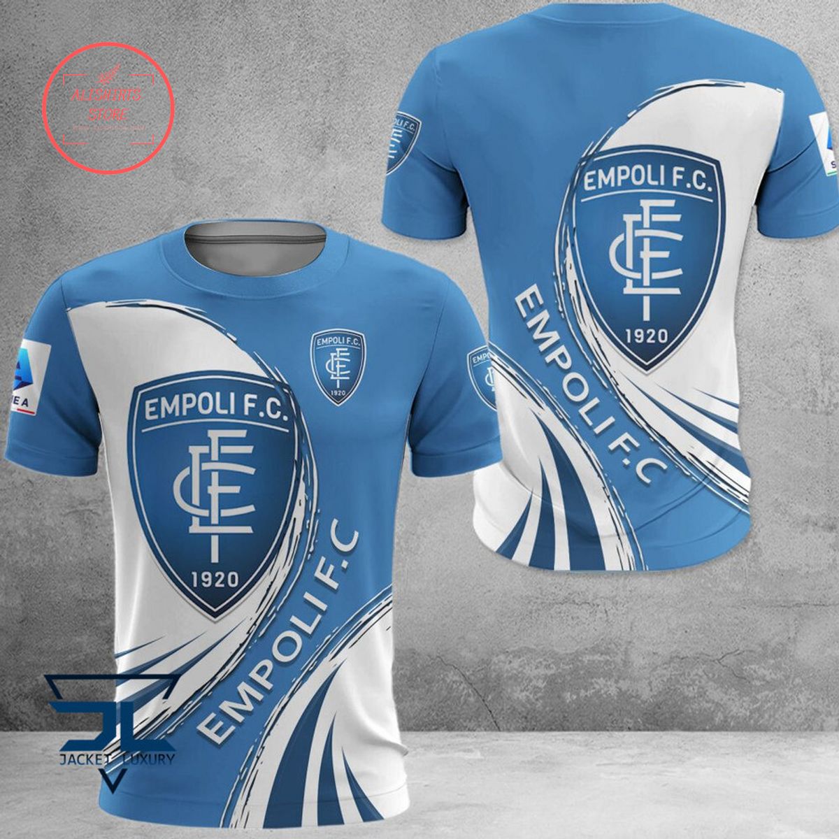 Empoli FC Weiß Blau T-Shirt