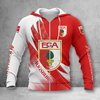 FC Augsburg Sonderausgabe Reißverschluss-Hoodie
