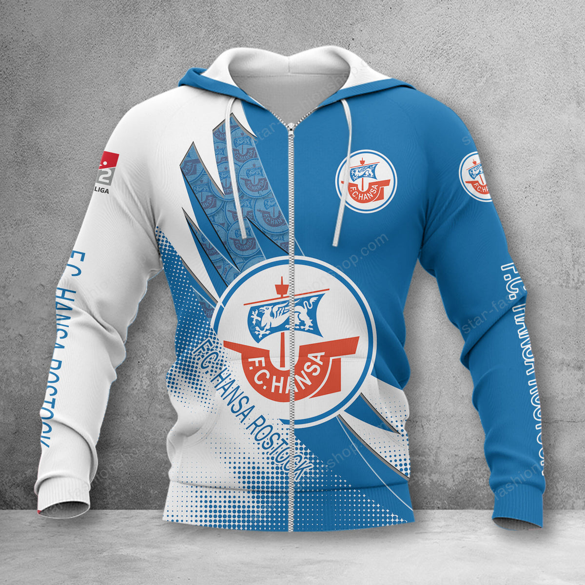 FC Hansa Rostock Sonderausgabe Reißverschluss-Hoodie