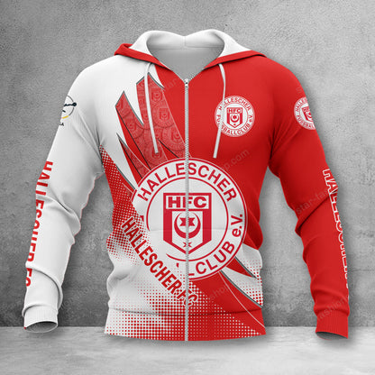 Hallescher FC Sonderausgabe Reißverschluss-Hoodie