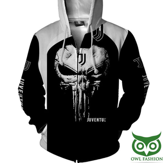 Juventus FC Schädel Reißverschluss-Hoodie