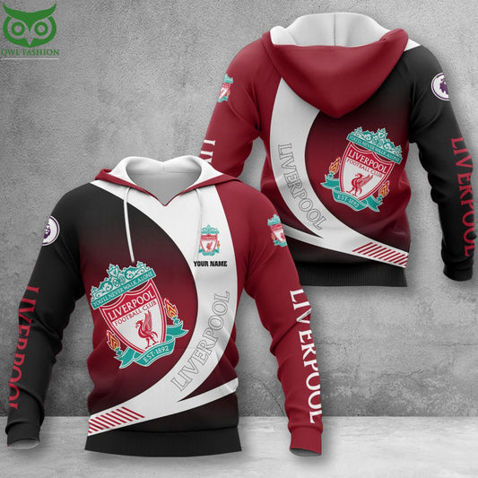 Liverpool FC Individueller Name Premier League Kapuzenpullover