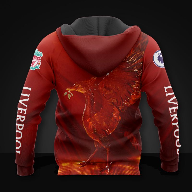 Liverpool FC Mächtig Rot Reißverschluss-Hoodie
