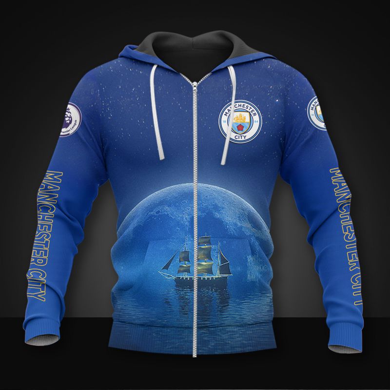 Manchester City Reißverschluss-Hoodie V1