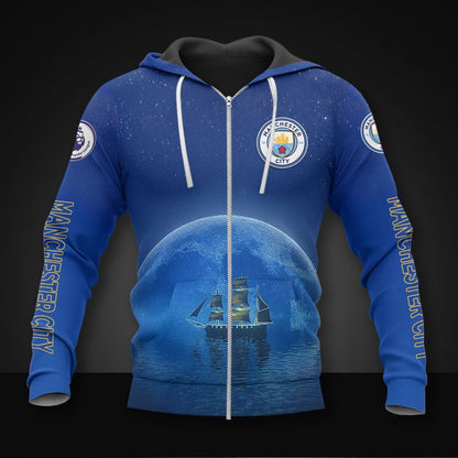 Manchester City Reißverschluss-Hoodie V1