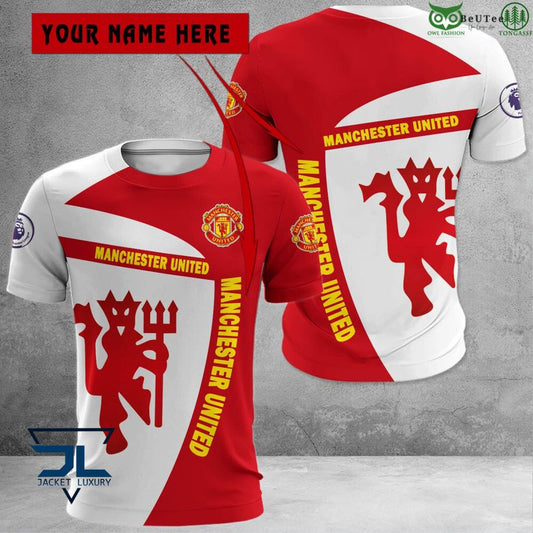 Manchester United Rot Weiß Maskottchen T-Shirt V3