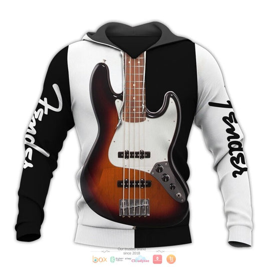 Music Lover - Wooden Guitar Kapuzenpullover