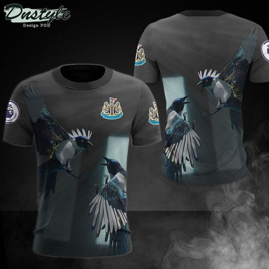 Newcastle United FC Die Elstern Schwarz T-Shirt