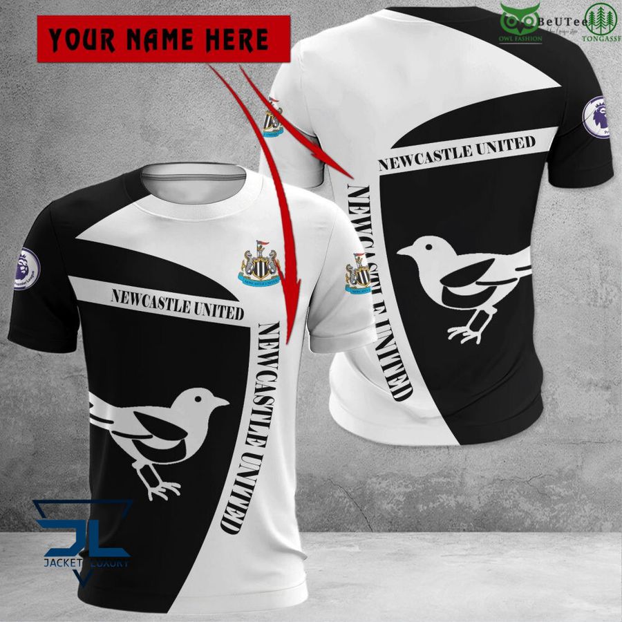 Newcastle United FC Individueller Name Die Elstern T-Shirt