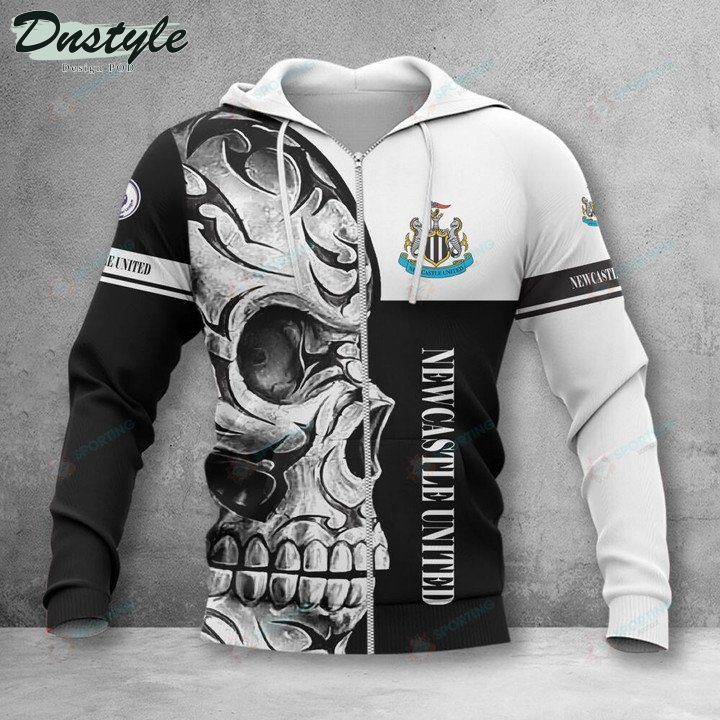 Newcastle United FC Schädel Reißverschluss-Hoodie