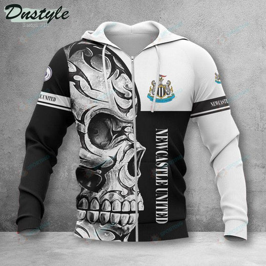 Newcastle United FC Schädel Reißverschluss-Hoodie