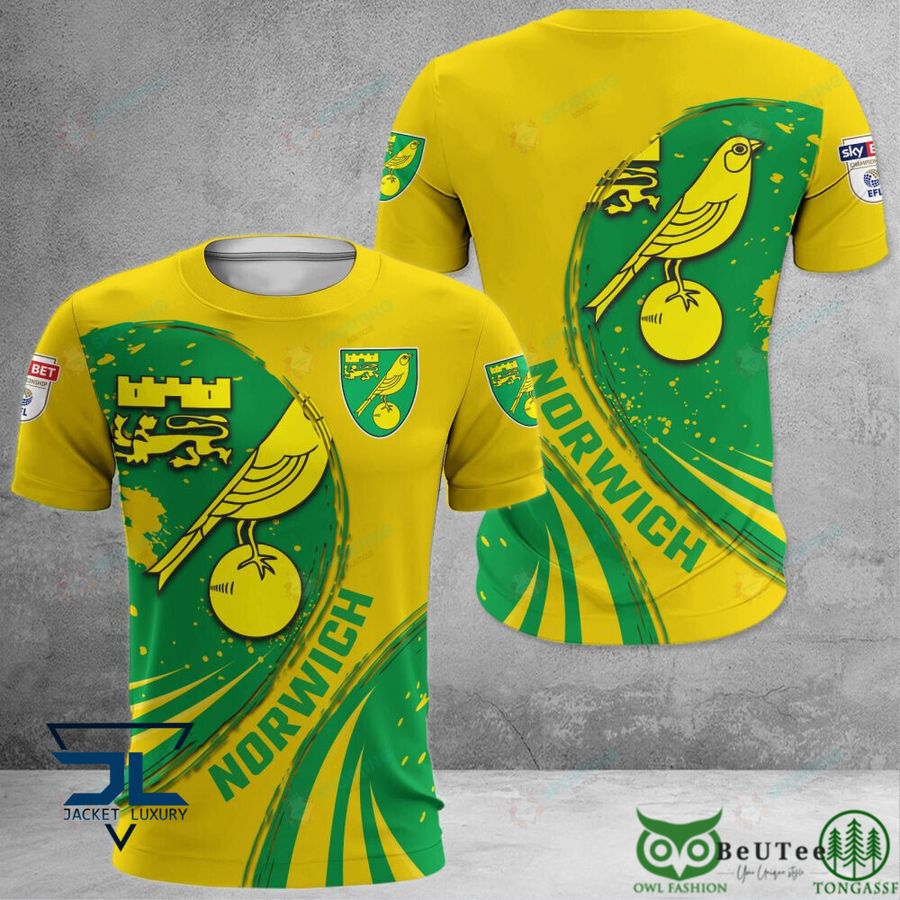 Norwich City FC Logo Auflage T-Shirt