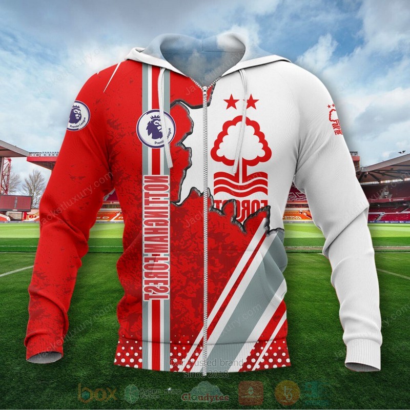 Nottingham Forest FC Begrenzt Auflage Reißverschluss-Hoodie