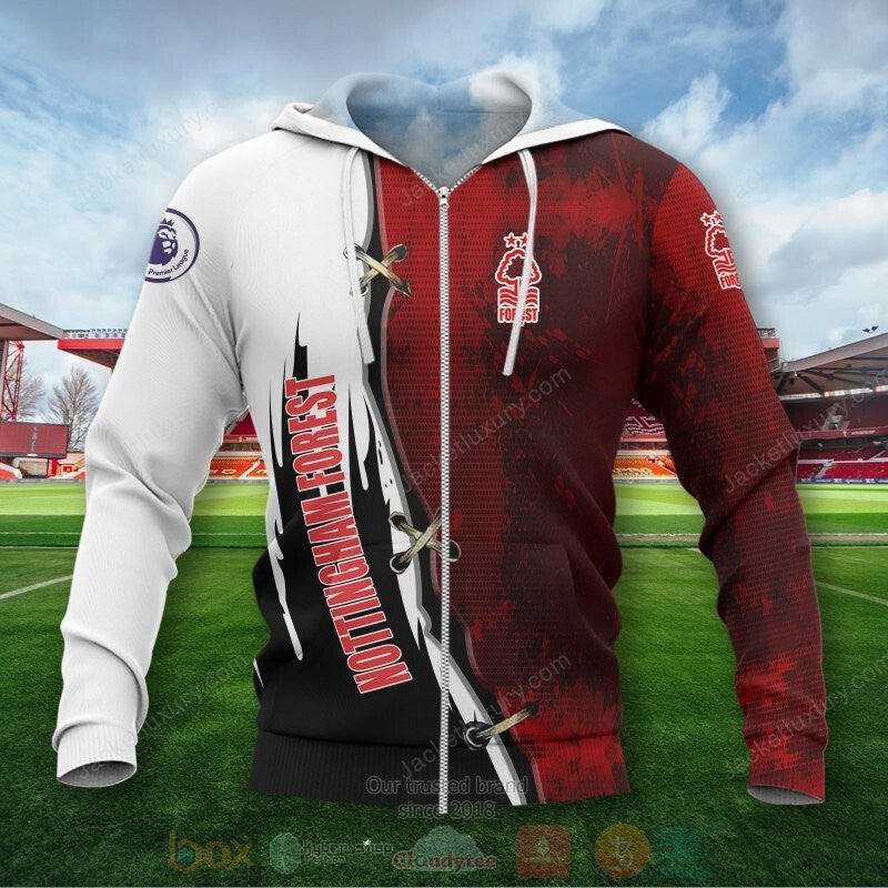 Nottingham Forest FC Die Beste Auflage Reißverschluss-Hoodie