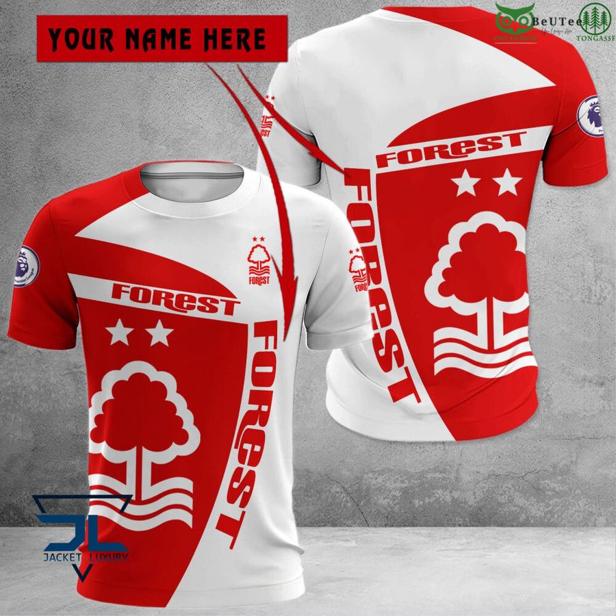 Nottingham Forest FC Individueller Name Logo T-Shirt