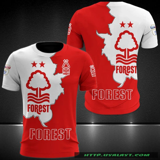 Nottingham Forest FC Logo Auflage T-Shirt