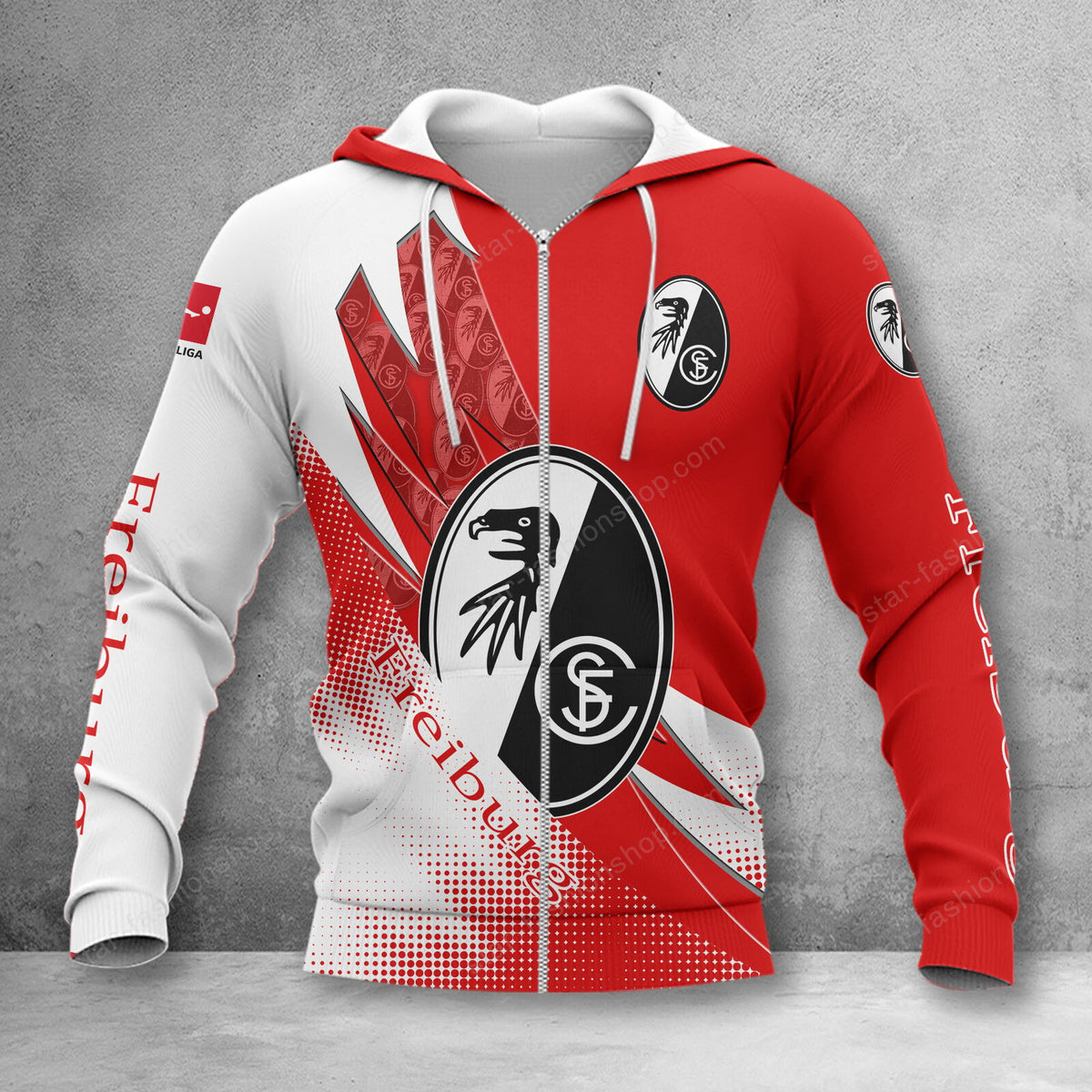 SC Freiburg Sonderausgabe Reißverschluss-Hoodie