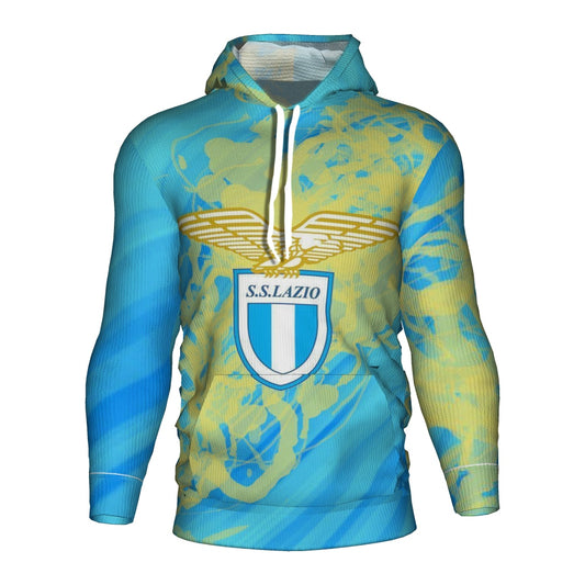SS Lazio Blau Gelb Kapuzenpullover