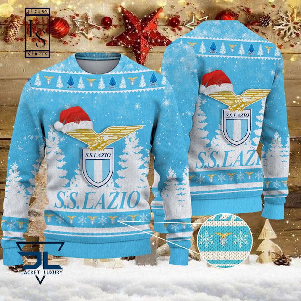 SS Lazio Hässlich Weihnachtspullover V1